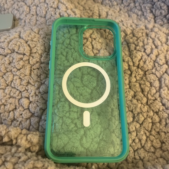 Luxylemon Neon Aqua iPhone 15 Max Pro Phone Case EUC - Picture 2 of 5